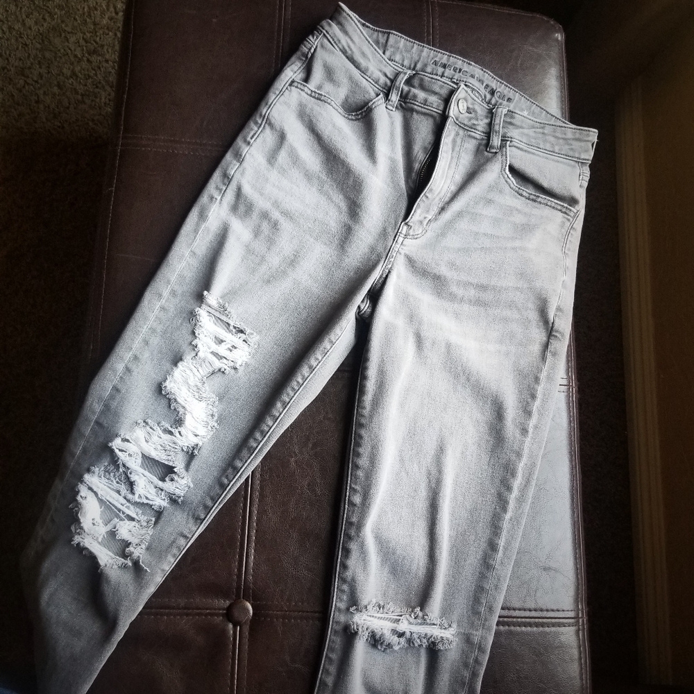 American Eagle super high-rise jeggings